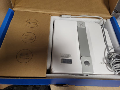 116243 - ECOVACS WINBOT MINI Robot Pastrues Xhamash, Dizajn Kompakt, Dyshek Spërkatës Ultrasonik, Sistem Mbrojtje me 9 Faza, Planifikues Inteligjent Shtegut, 3 Mënyra Pastrimi