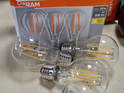216654 - OSRAM Llampat LED me bazë klasike E27, zëvendëson 60 vat, 3 copë