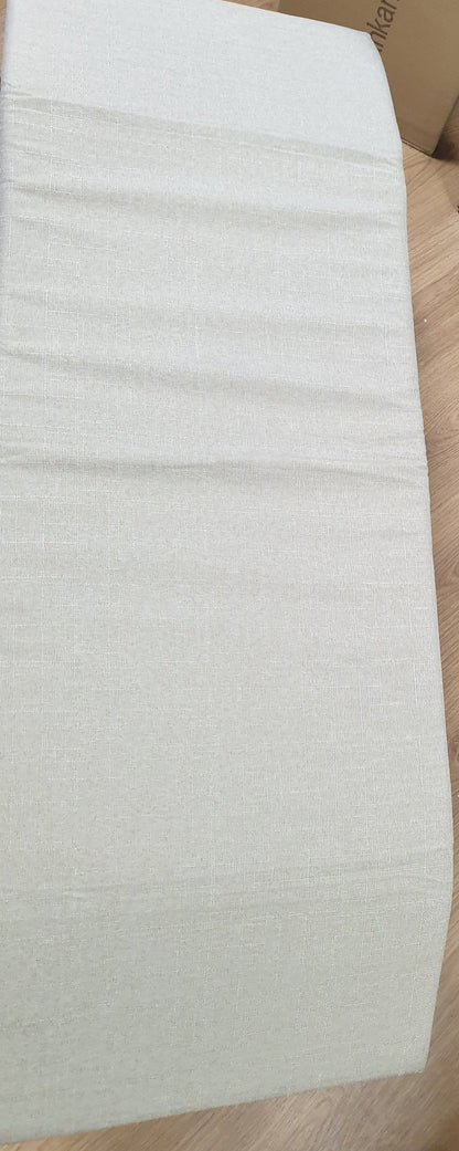 136332 - JASTËK STOLI prej liri 120x40x5cm, Jastëkë ulësesh të ajrosura dhe të përforcuara, Mbulesë stoli me dendësi të lartë me fund jo-rrëshqitës, për mobilje verandash të brendshme - Ngjyra Deve