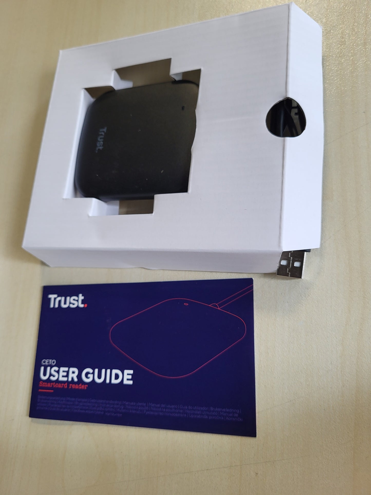 266432 - TRUST Lexues Kartash Smart pa Kontakt Ceto, Lexues Kartash NFC, ID, USB, mbështetje për DNI 3.0 ISO 14443 Tipi A, Tipi B, Mifare 1k dhe 4k, Dizajn i Qëndrueshëm