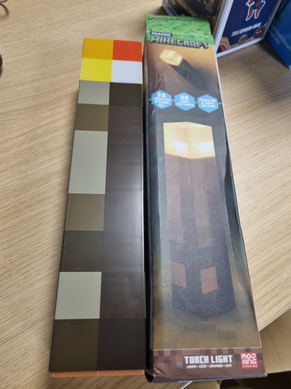 214311 - Dritë dore Minecraft, 2 mënyra ndriçimi, Funksionon me bateri