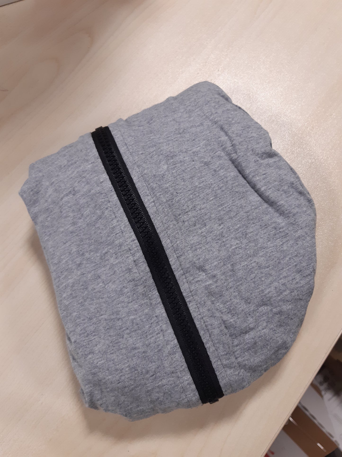 209366 - EYEIN Kostum Trupi për Qen Pas Operacionit, Kostum Mbrojtës Plagësh, për Meshkuj dhe Femra, me Zinxhir dhe Rrip Velcro, Anti-Lëpirje, Mbrojtje nga Plagët, Material i Frymëmarrshëm, Njëpjesësh (Gri, 4XL)