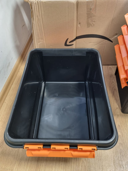 260063 - SmartStore Kuti plastike për ruajtje 31L, pako me 6, pa BPA, 50 x 39 x 26 cm, të grumbullueshme me kapëse