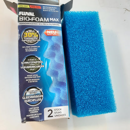 216634 - Fluval Filtri me shkumë Bio-Foam MAX, pako me 2 copë, për filtrat e jashtëm Fluval 207 dhe 307