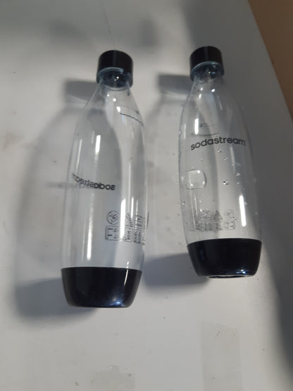 261499 - SodaStream Siguresë – 2 x Shishe Uji të Ripërdorshme 1 L, E Zezë
