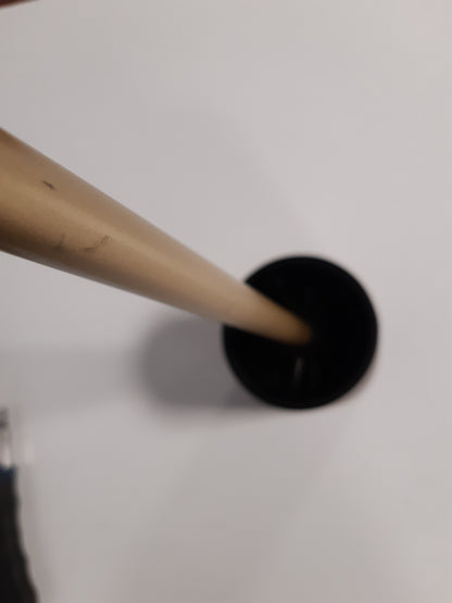 200671 - SPIRELLA Set Furçash Tualeti Bly Brush WC prej Polirezine, Ngjyrë Ari Të Zi Mat dhe E Zezë, Madhësi të Mesme