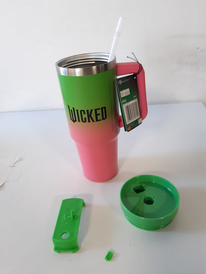 205752 - UNDERCOVER - Gotë e Izoluar me Kashtë Wicked, Kapacitet 880ml, Çelik Inoksidabil me Dorëzë, Pa BPA