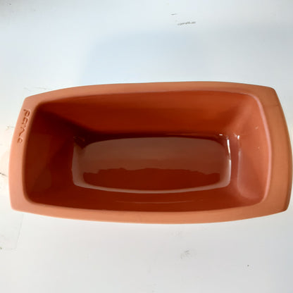 213532 - RÖMERTOPF Tavë buke e bërë nga argjilë natyrale, terrakota, 31.5 x 16 x 9.5 cm, 2 L, e përshtatshme për furrë dhe mikrovalë