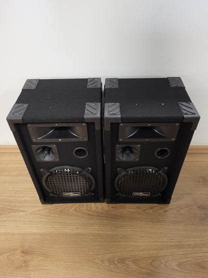 265443 - VIDAXL Altoparlantë Profesionalë Pasivë HiFi për Skenë, 2 copë 800 W, të Zinj