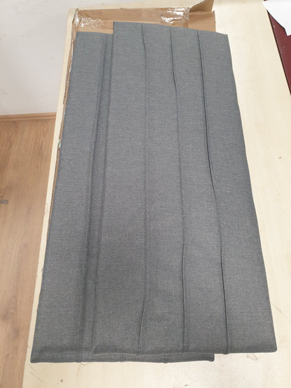 265163 - VIDA XL Kokë Rafti Gri e Çelët 200x5x78/88 cm Pëlhurë
