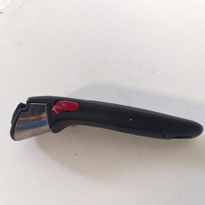 214710 - TEFAL Dorezë e lëvizshme Premium e zezë, kyç sigurie me 3 pika, 4.5 x 0.03 x 17.5 cm
