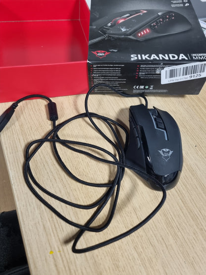 268154 - MAUS - për Lojëra Trust Gaming GXT 164 Sikanda, i Zi