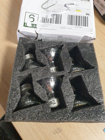214127 - UNIKCST Llambat GU10 LED me errësim 10W zëvendësojnë llambat halogjene 100W, 1050 Lumen, 4500K, 6 copë