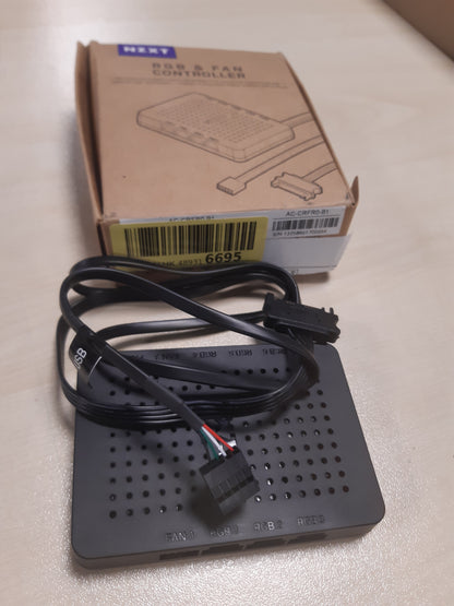 189186 - NZXT Kontrollues dhe Ventilatori RGB, Modeli AC-CRFR0-B1, 6 Kanale Ndriçimi RGB, 3 Kanale Ventilatori, Personalizim Ndriçimi, Ngjyra e Zezë