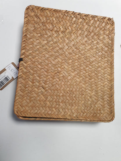 168212 - BAR DETI - Shporta Depozitimi Drejtkëndëshe me Raft dhe Kapak, prej Palme Katrani.