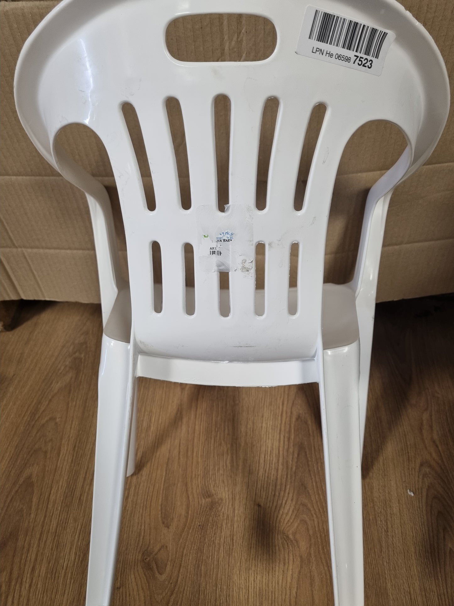 258114 - ECOPLAST | KARRIGE KOPSHTI PLASTIKE PËR FËMIJË, TË BARDHA, DIMENSIONET 355x265x500 MM
