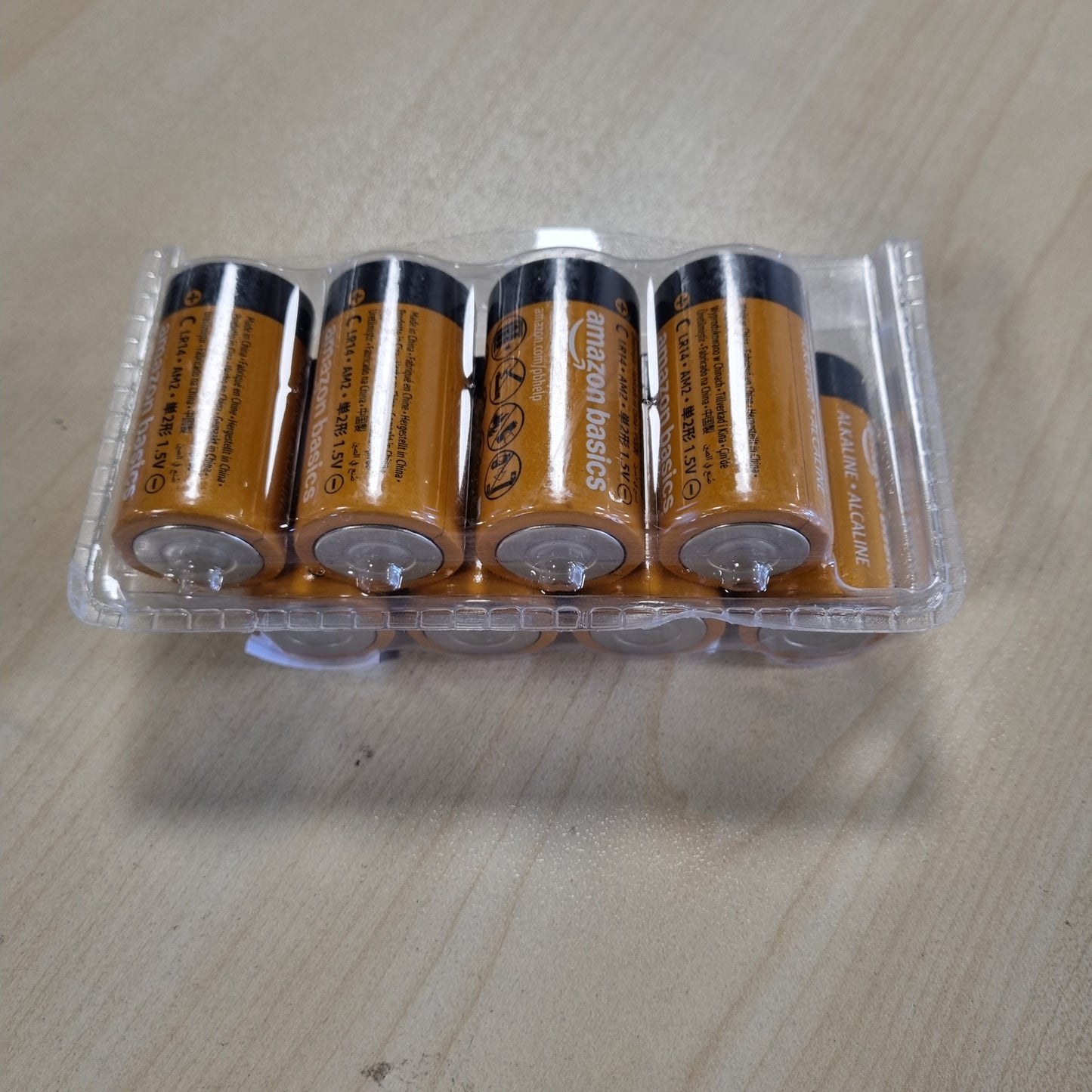 268993 - AMAZON BASICS Bateri alkaline tip D (monoqeliza), 1.5V, afat ruajtjeje 5-vjeçar, 12 copë