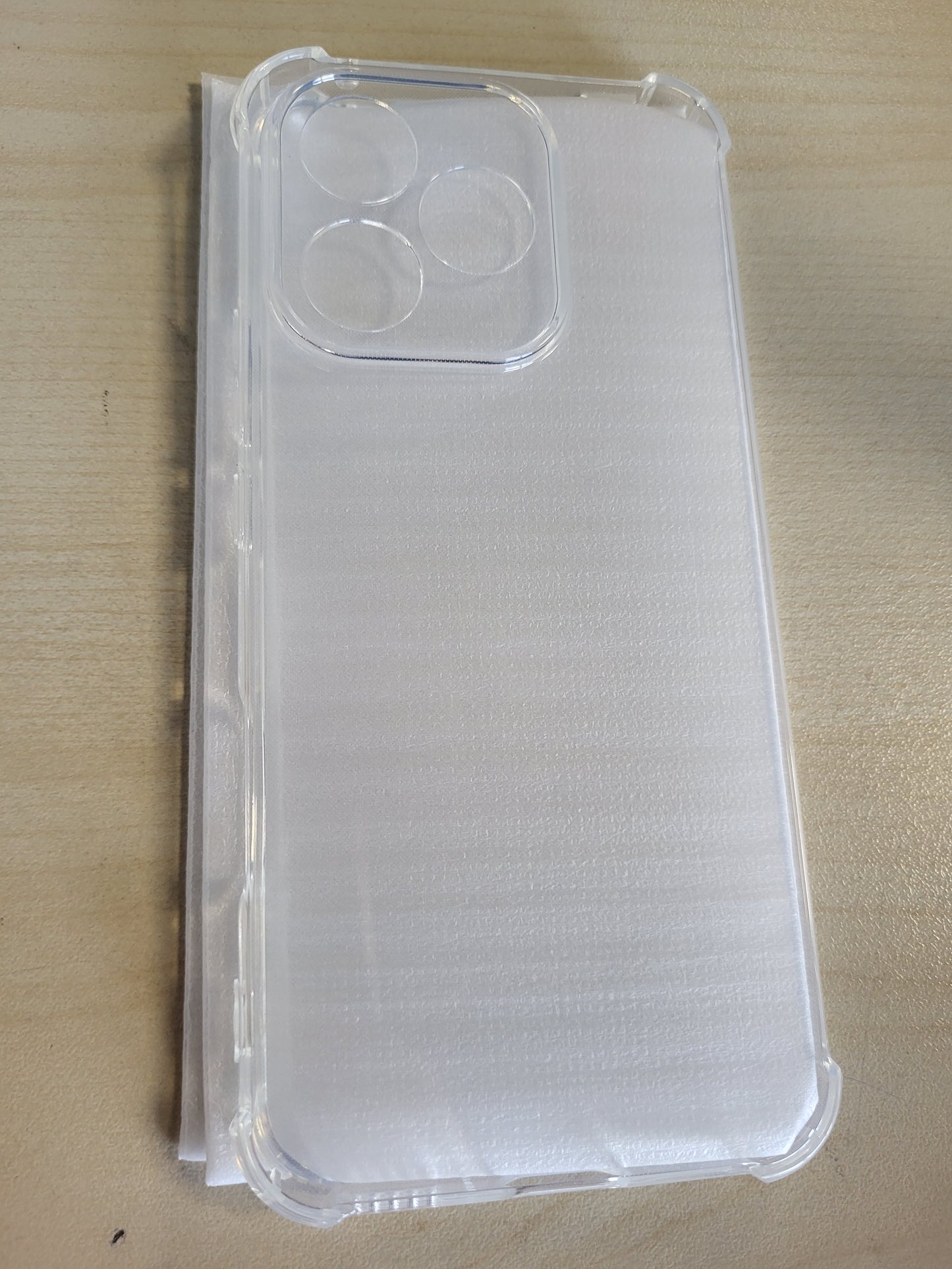 269560 - ivoler Mbrojtëse ekrani 3 në 1 për Honor 400 Lite 5G, me 2 mbrojtëse ekrani prej qelqi të temperuar, mbulesë transparente mbrojtëse kundër goditjeve, mbulesë silikoni e butë TPU