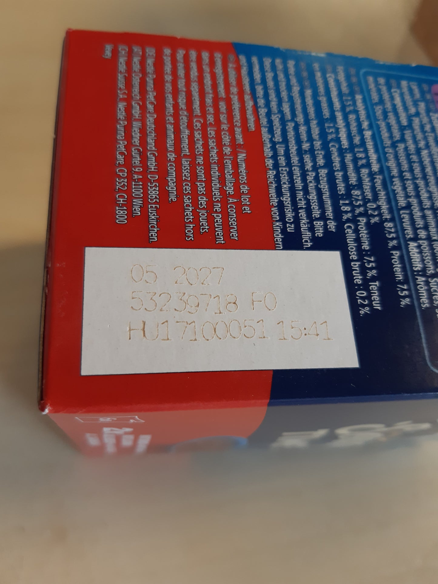214947 - FELIX Ushqim i lagësht për mace, supë me shije fshati me mish viçi, pulë, qengj, pako me 8 qese (8 x 6 qese me 48g secila)
