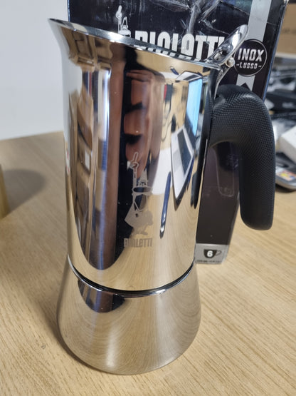 208962 - BIALETTI - Venus Induction i Ri, Makinë Kafeje për Espresso prej Çeliku Inox, për të Gjitha Sipërfaqet e Sobës, Kapaciteti 6 Gota, Alumini, Madhësia 235 ml, Ngjyra Argjend