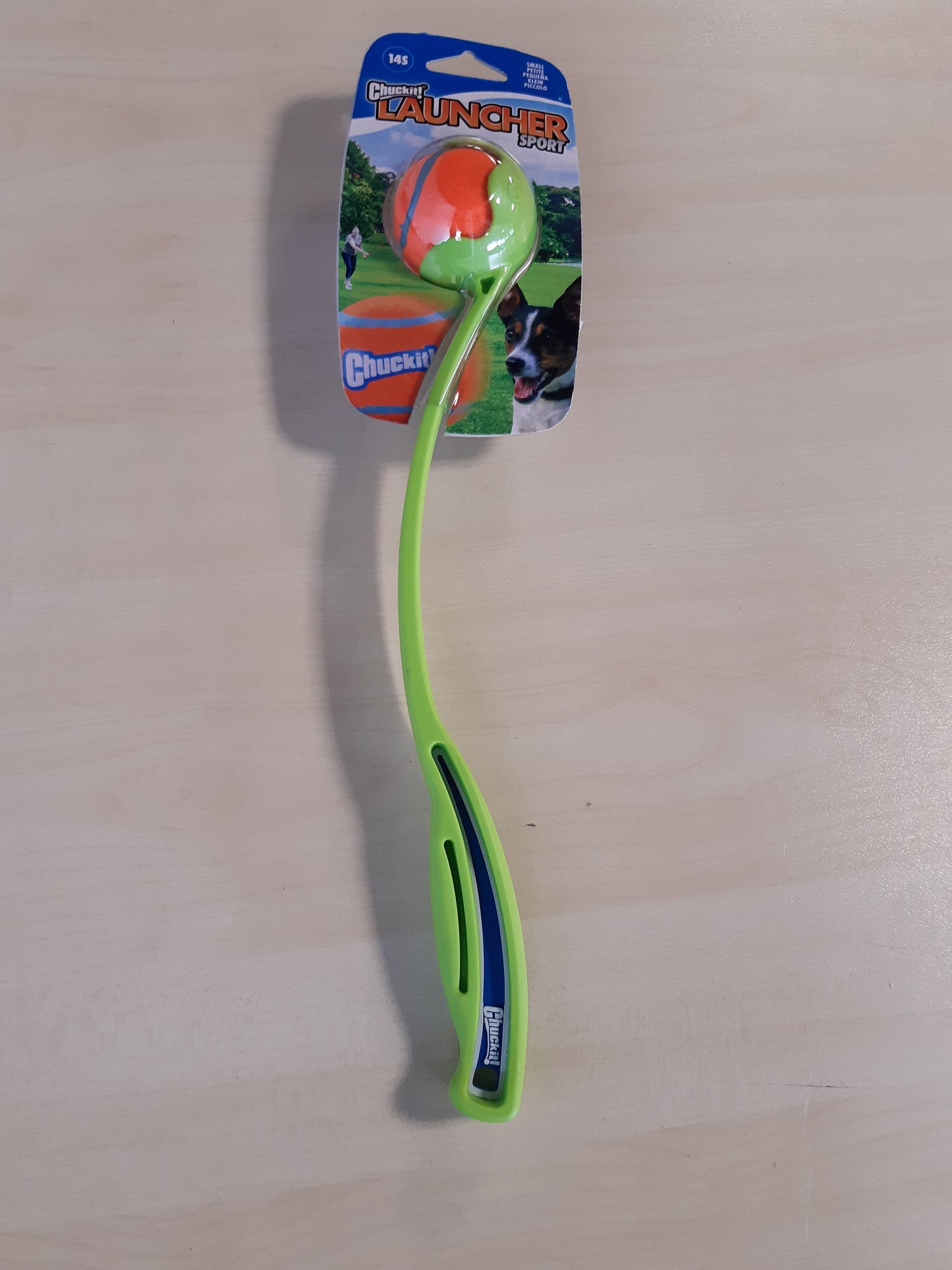 211412 - CHUCKIT! Lëshues Mini Top për Toptha, Madhësi Mini - 35,6 cm