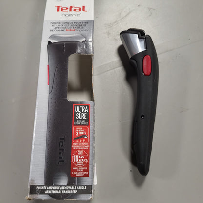 262305 - TEFAL Dorezë e lëvizshme Ingenio, e zezë, e palosshme, kyç sigurie me 3 pika, garanci 10-vjeçare, ekspertizë L9863302