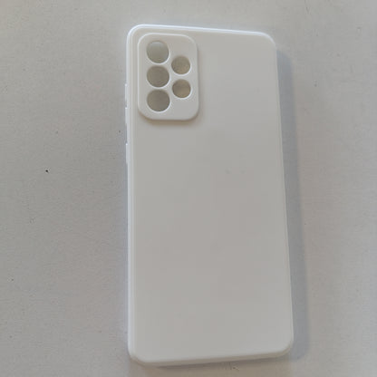 267396 - MyGadget Mbrojtëse për Samsung Galaxy A72, mbrojtëse e fortë prej silikoni të hollë TPU, mbulesë e pasme rezistente ndaj gërvishtjeve, e bardhë mat