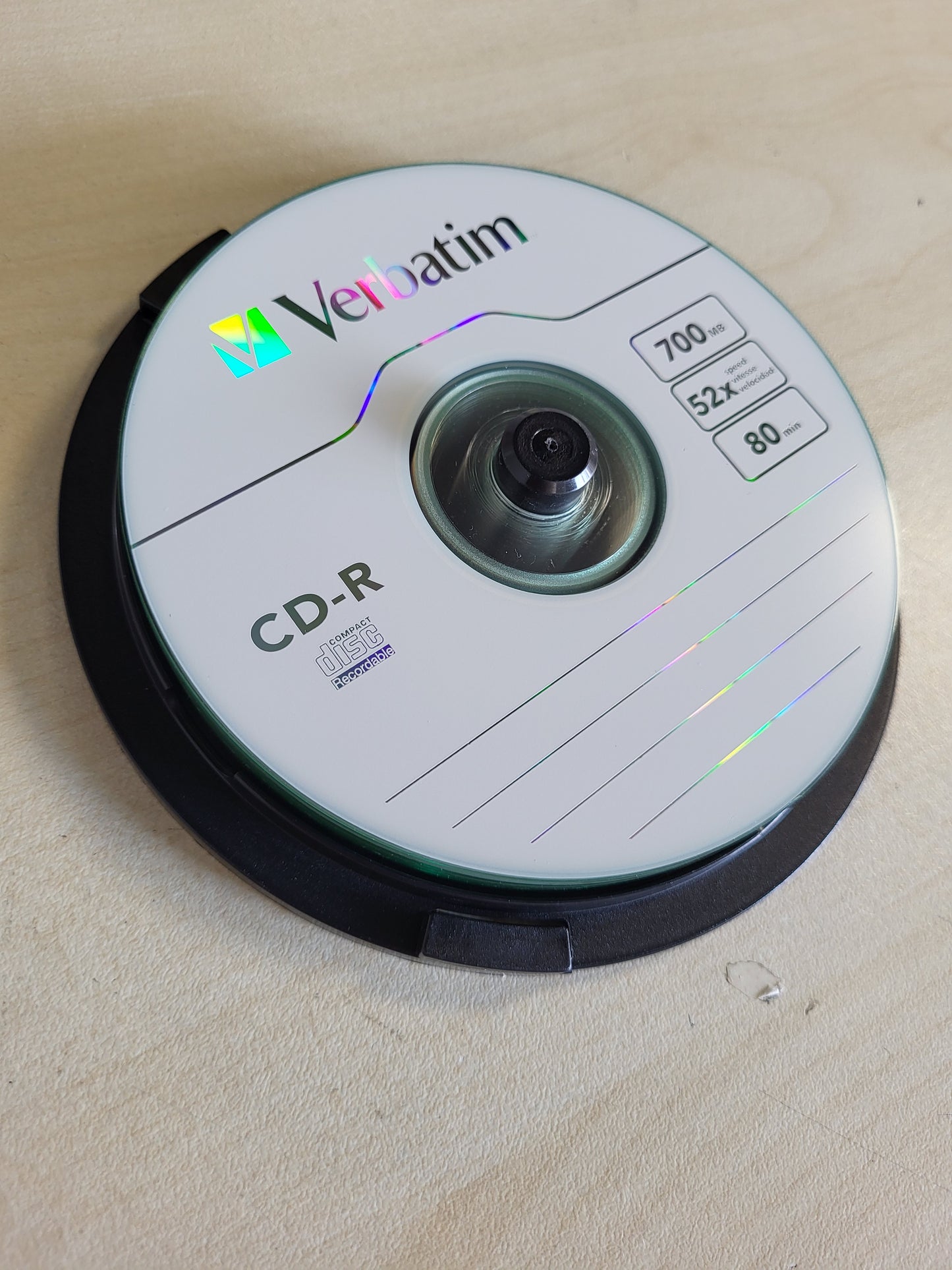 269584 - Verbatim CD-R Mbrojtje Ekstra 700 MB - Shpejtësi djegieje 52x - Mbrojtje ekstra - Jetëgjatësi e gjatë - 10 copë