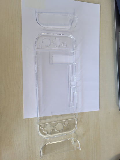267463 - Mbrojtëse BATHEIDON Clear TPU për Nintendo Switch dhe Joy-Con - Rezistente ndaj goditjeve dhe gërvishtjeve - Dizajn ergonomik - Mbështetje e plotë