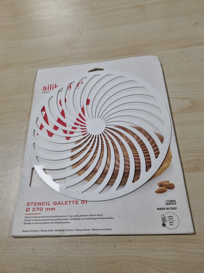236977 - SILIKOMART | 33.210.87.0065 TORTË MBRETËRORE 01 - Shabllon silikoni për tortë, ø270 mm, h 2.5 mm