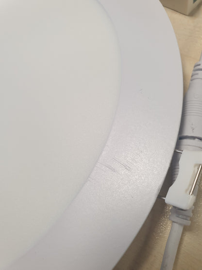 258061 - JANDEI - Llampë LED 18W CCT (3000K, 4200K, 6000K), Rrumbullakët, e Fundur, e Bardhë, Diametër 222 mm