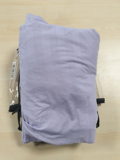 136047 - ELEGANT COMFORT Set Çarçafësh Binjak 4 Pjesë, Mikrofibër i Gradës Hoteliere me 1500 Fije, Luksoz, Rezistent ndaj Rrudhave, me Vija Damask, Ngjyrë Livandoje/Jargavani