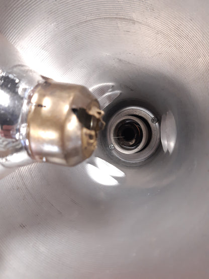 209690 - KERBL Llambë Ngrohëse me Infra të Kuqe për Derrkuca/Zogj të Vogël, pa llambë, Tendë Alumini 21cm, Kabllo 5.0m, Kapacitet Ngarkese 20kg, me Vrima Ventilimi, Modeli 22318, Ngjyra Argjend