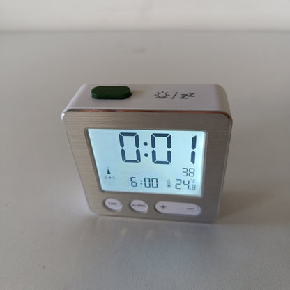 219932 - ORË ALARMI ME RADIO DIXHITALE TFA DOSTMANN 60.2545.54, PLASTIKË, E BARDHË/ARGJENDTË, GJATËSI 66 X GJERËSI 22 X LARTËSI 68 MM