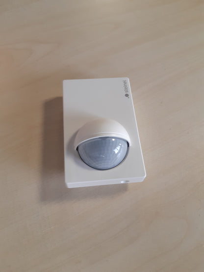 221768 - STEINEL Detektor lëvizjeje i bardhë IS 180-2, sensor lëvizjeje pasiv infra të kuqe 180°, sensor muzgu për përdorim të brendshëm dhe të jashtëm, (Gj x L) 76 mm x 120 mm.