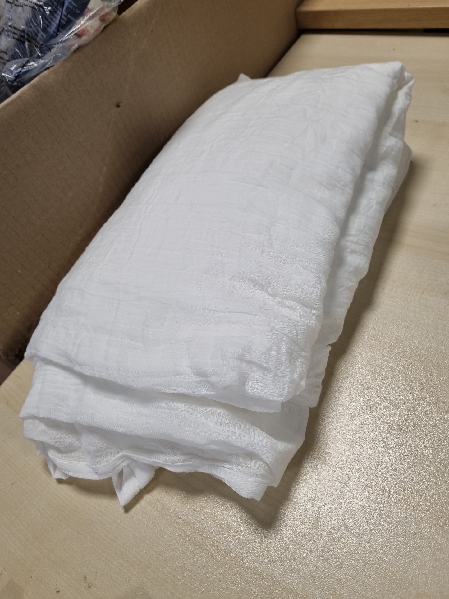 250595 - JOTEX Shtresa Shumëfunksionale për Perde, 275 cm, Përzierje Poliesteri-Pambuku, Oeko-TEX® Standard 100, Pambuk Superior, e Bardhë, 1 Panel 275 x 300 cm