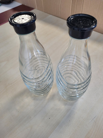 223095 - SODASTREAM 1047200490 Karafë qelqi transparente, 2 x 0.615 L