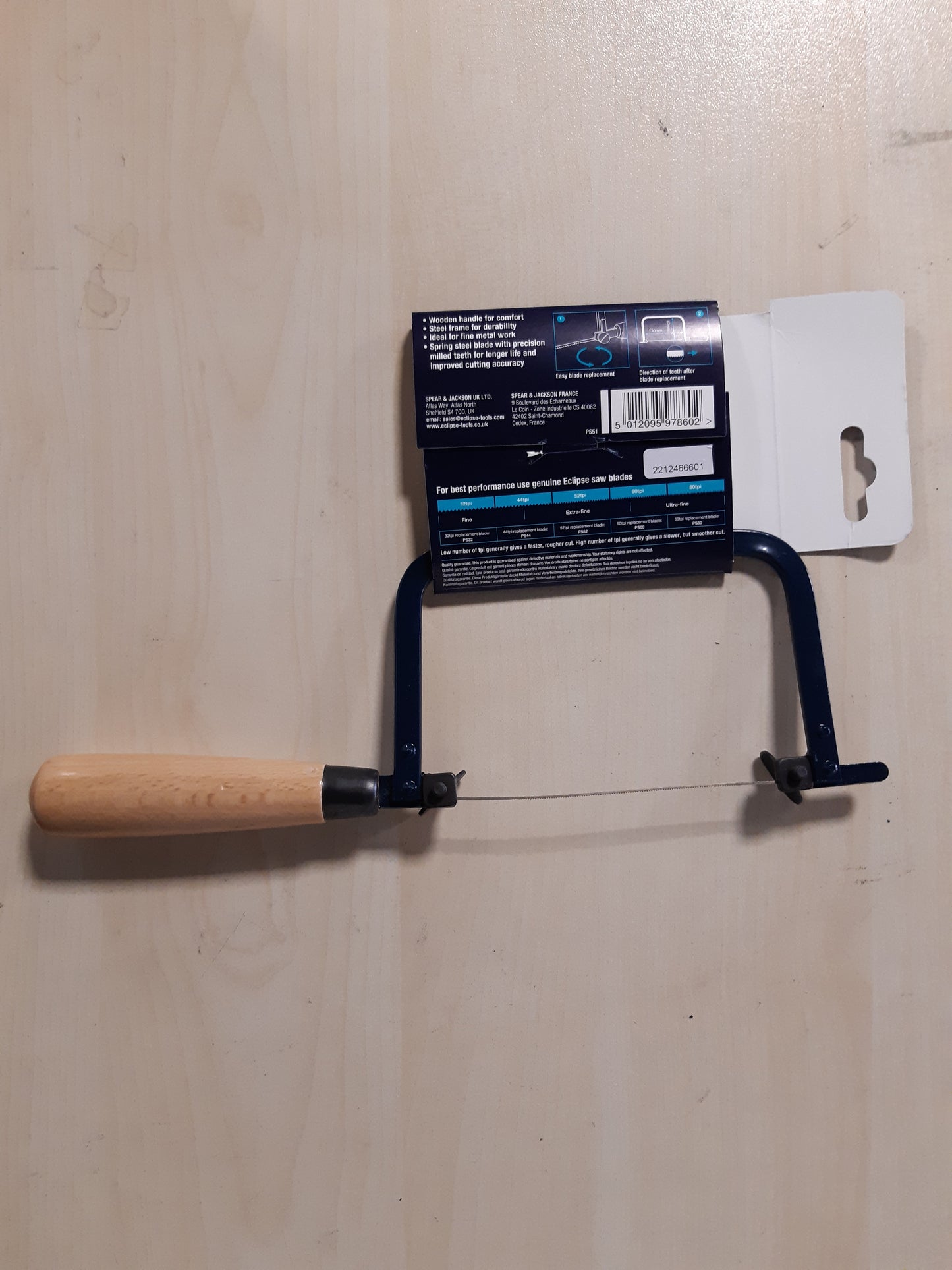 163891 - ECLIPSE PROFESSIONAL TOOLS Kornizë Sharre Shpimi PS51