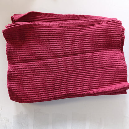 195276 - DII BASIC EVERYDAY Set Tavoline me Rripa, Materiali 100% Pambuk, Madhësia 33x48cm, Ngjyra E Kuqe e Grafshit, 6 Copë