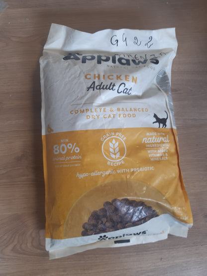 245323 - APPLAWS Pulë e Plotë Natyrale për Mace të Rritura - Qese e Mbyllshme 7.5 kg