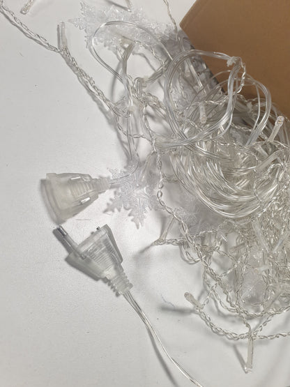 219321 - OAICIA Drita LED Zanash në formë vargu, 96 drita perdeje x 3.5m, Drita Krishtlindjesh IP44 të papërshkueshme nga uji, për ambiente të jashtme dhe të brendshme, dhomë gjumi, festë, gardh, verandë, dasma