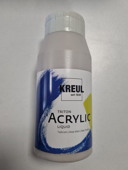 224889 - KREUL 17085 Gur ranor frankonian akrilik i lëngshëm Triton 750 ml, Bojë akrilike me cilësi të lartë, e gradës artistike, me konsistencë të lëmuar