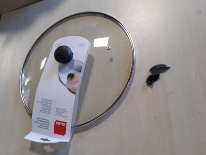 184635 - IBILI Kapak Qelqi 970736, 36 cm, Transparent, Argjendtë dhe E Zezë