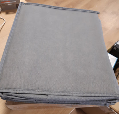 241256 - AMAZON BASICS Depositor i Varur për Dollap me 3 Sirtarë, 6 Rafte, Gri, 17.5 cm Th x 34.5 cm G x 31 cm L