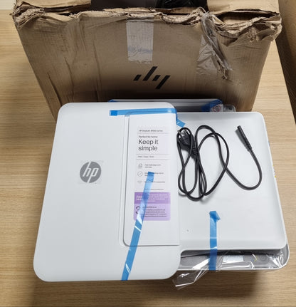 188780 - HP DEKJET 4220e, Printeri Multi-funksional 588K4B, Abonim 3-mujor i Menjëhershëm me Bojë, Inkjet, Formati A4, Ngjyrë, Printim manual nga të dyja anët, 8.5 ppm, Wi-Fi, Ushqyes automatik dokumentesh, Faks celular, Ngjyrë e bardhë