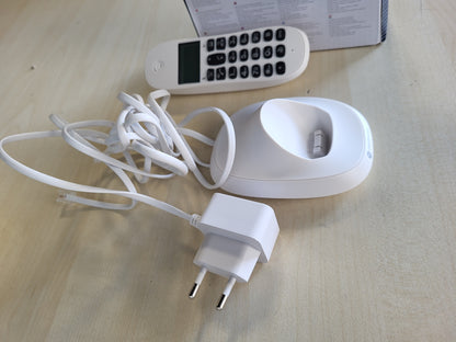 268633 - MOTOROLA C1001CBW+, Telefon dixhital pa tel DECT, Modaliteti i bllokimit të thirrjeve, ID e thirrësit, Funksioni pa duar, 50 numra, Ekran me ndriçim, i bardhë