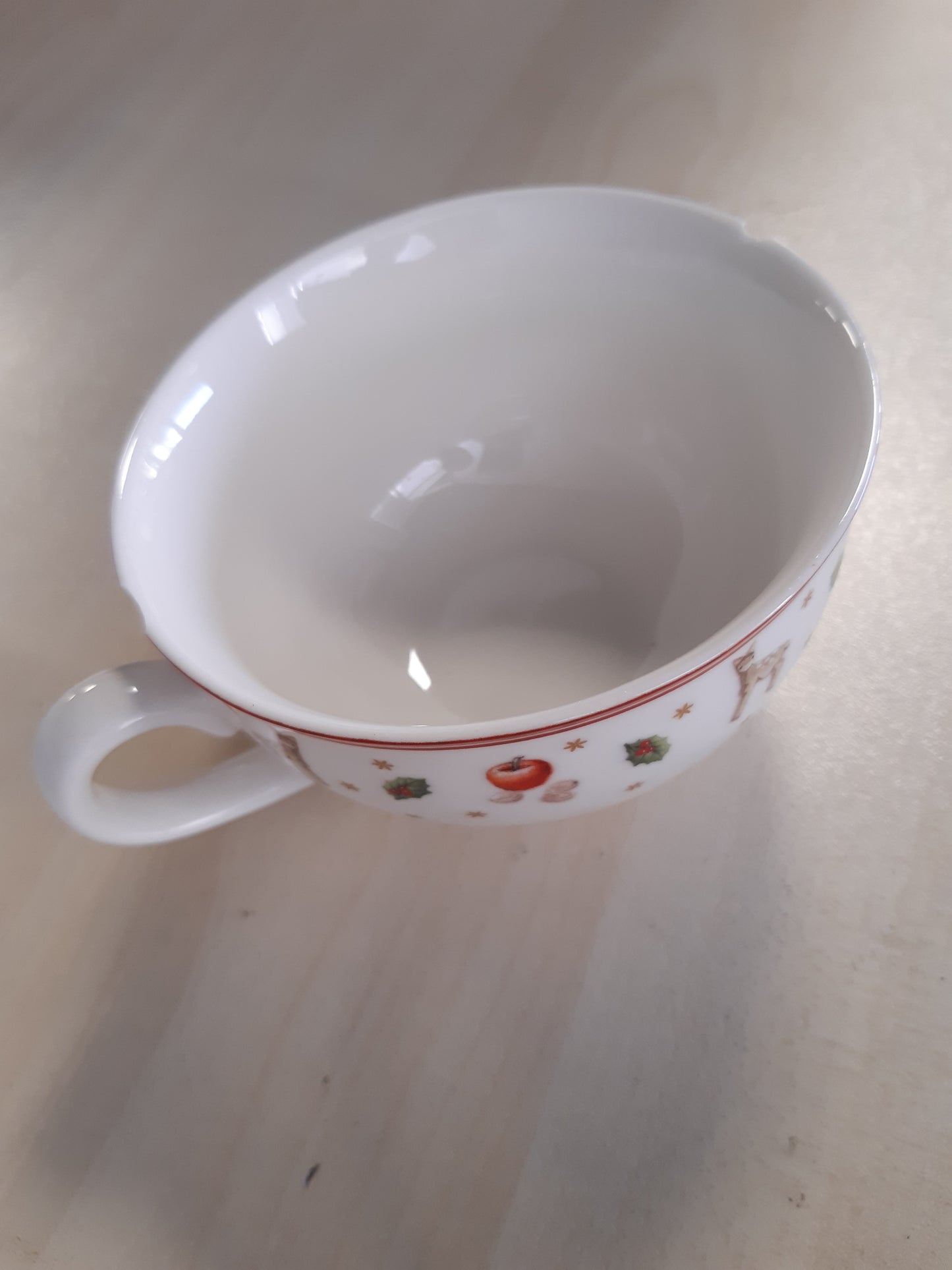 200230 - VILLEROY & BOCH Filxhan Kafeje Toy's Delight me Qumësht, 300 ml, Porcelan Premium, i Bardhë/i Kuq