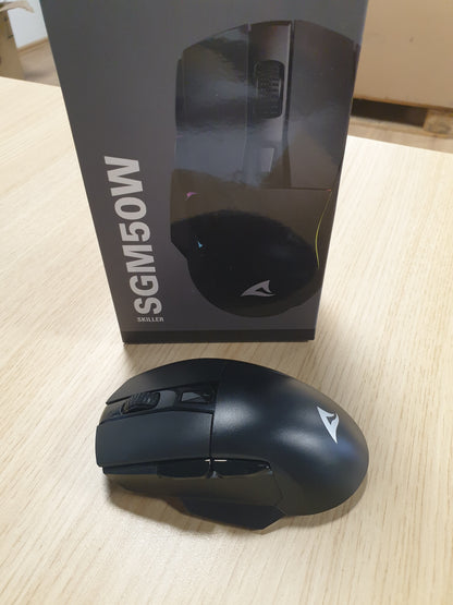 266383 - SHARKOON Maus Optik Skiller SGM50W Pa Tel për Lojëra, RGB, Buton PBT, i Zi