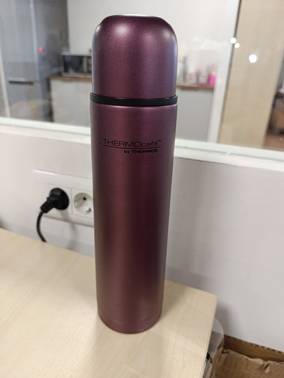 246479 - THERMOS SHISHE PIJESH THERMOcafé, ngjyrë burgundy mat, 0.70l, termos me gotë çeliku inox, mban pijet të ngrohta për 12 orë dhe të ftohta për 24 orë, i papërshkueshëm nga rrjedhjet