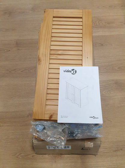 244688 - VidaXL Dollap Banjo VIGO Ngjyrë Kafe dhe Kafe Mjalti 68 x 34 x 80 cm